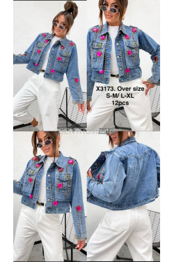 Kurtka jeansowa damska (S-XL) X3173