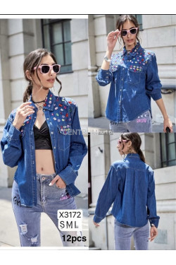 Koszula jeansowa damska (S-L) X3172