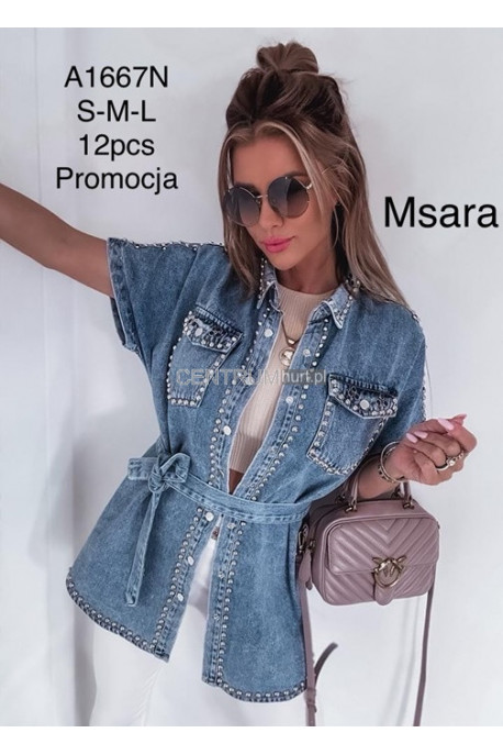 Koszula jeansowa damska (S-L) 1