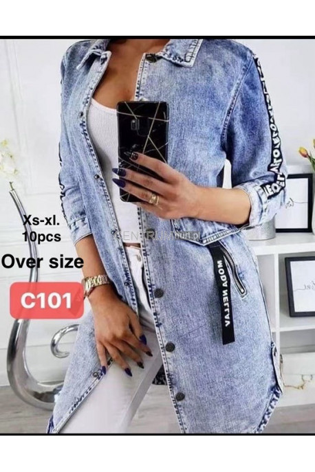 Koszula jeansowa damska (S-L) 1