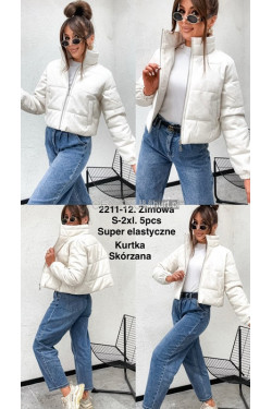 Kurtka skórzana damska (S-2XL) 2211-12