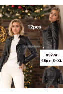 Kurtka skórzana damska (S-2XL) 1