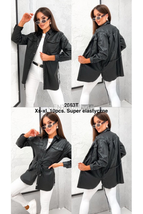 Kurtka skórzana damska (S-XL) 1