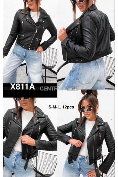 Kurtka skórzana damska (S-XL) 1