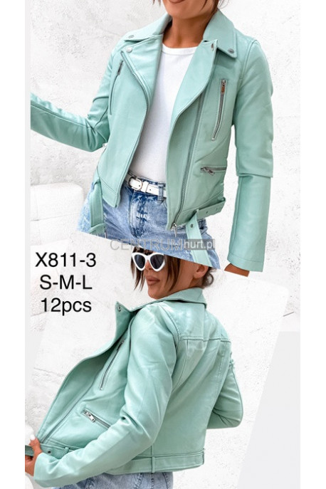 Kurtka skórzana damska (S-XL) 1