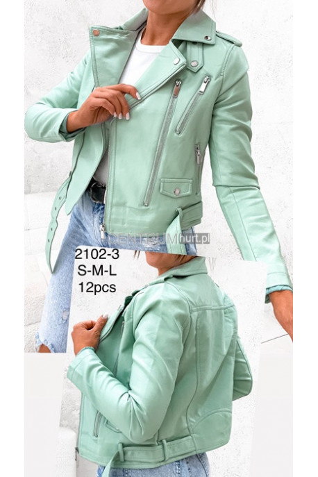 Kurtka skórzana damska (S-XL) 1