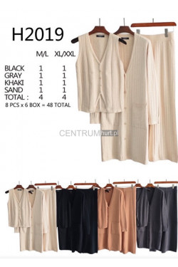 Komplet damski (M-2XL) H2019