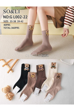 Skarpety damskie (35-42) L002-22