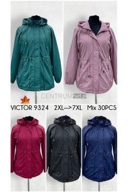Kurtki damskie przejściowe (2XL-7XL) 9324