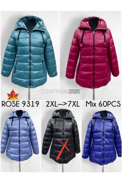 Kurtki damskie przejściowe (2XL-7XL) 9319