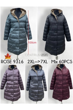 Kurtki damskie przejściowe (2XL-7XL) 9316