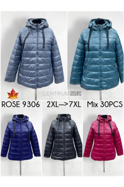 Kurtki damskie przejściowe (2XL-7XL) 9306