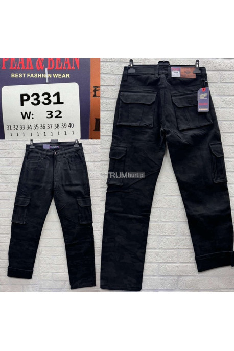 Jeansy męskie ocieplane (33-38) 1