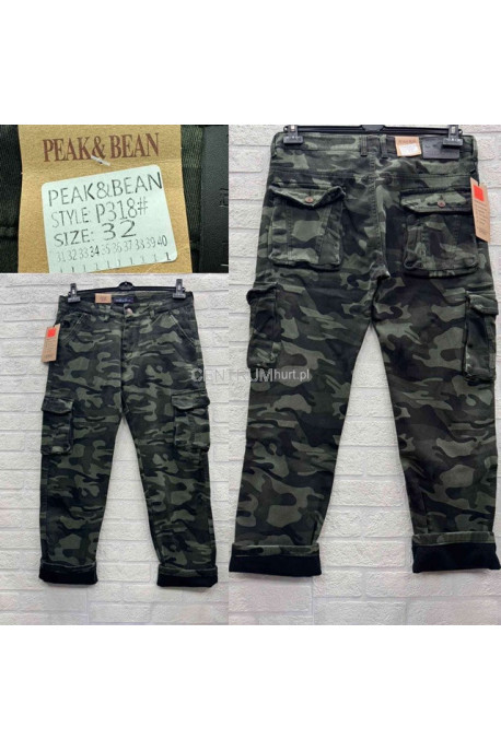 Jeansy męskie ocieplane (33-38) 1