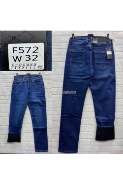 Jeansy męskie ocieplane (30-38) F572