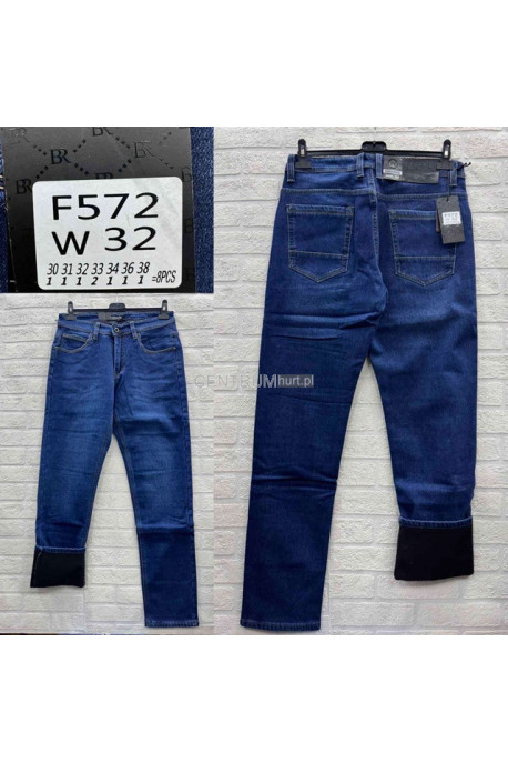 Jeansy męskie ocieplane (33-38) 1