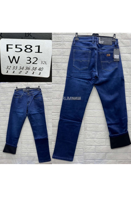 Jeansy męskie ocieplane (33-38) 1