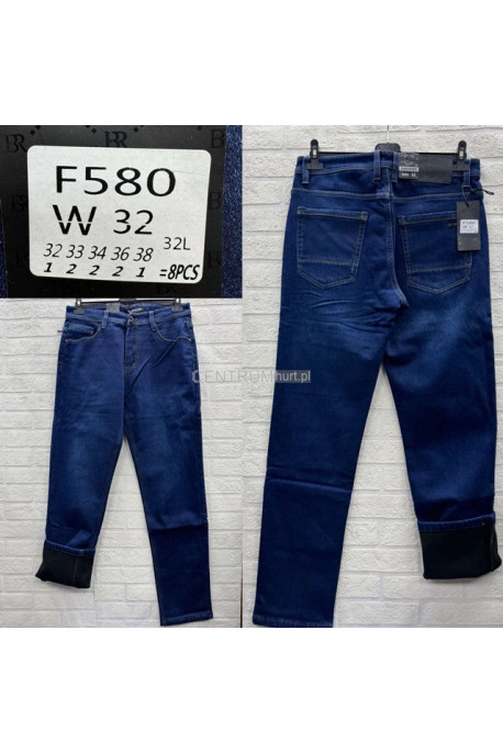 Jeansy męskie ocieplane (33-38) 1