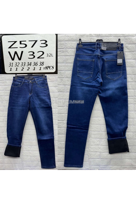 Jeansy męskie ocieplane (33-38) 1
