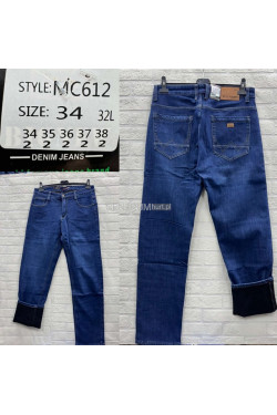 Jeansy męskie ocieplane (34-38) MC612