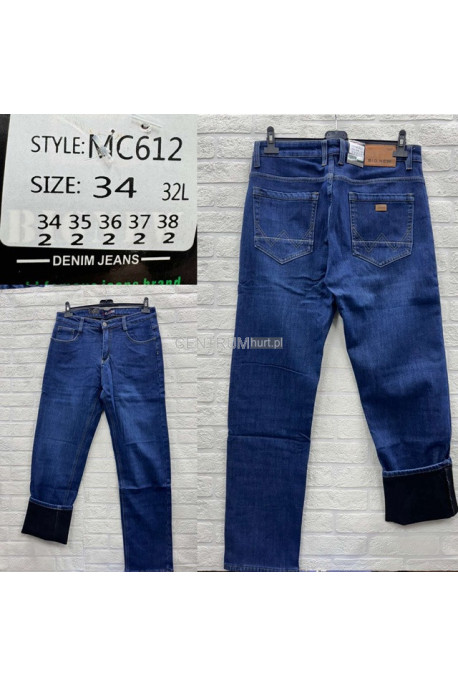 Jeansy męskie ocieplane (31-40) 1