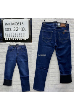 Jeansy męskie ocieplane (31-40) MC615
