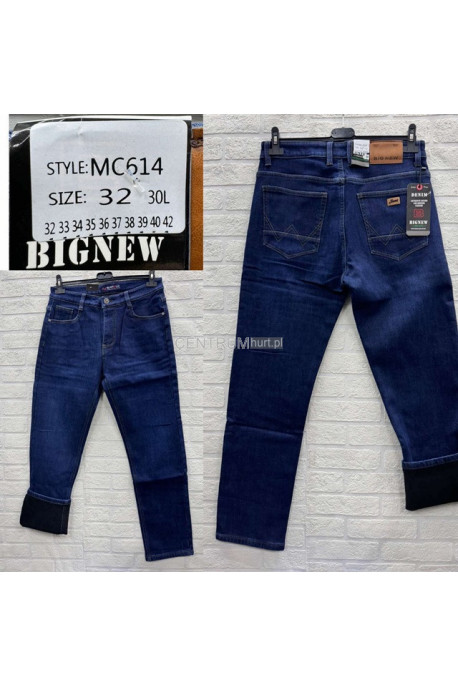 Jeansy męskie ocieplane (31-40) 1