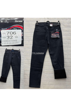 Jeansy męskie ocieplane (32-42) 706