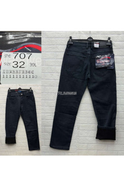 Jeansy męskie ocieplane (32-42) 707