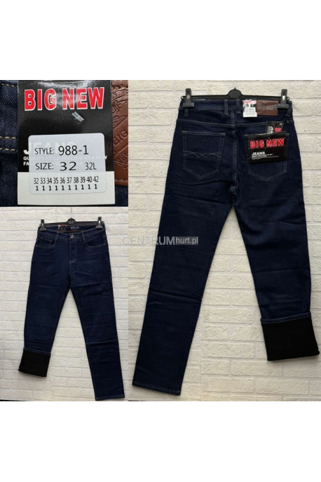 Jeansy męskie ocieplane (32-42) 1