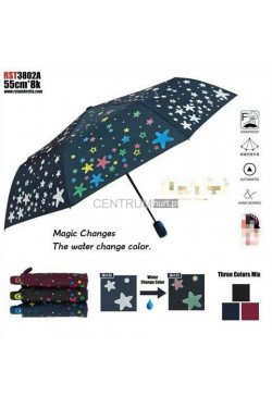 Parasol automat 55 cm zmieniający kolor 3803A