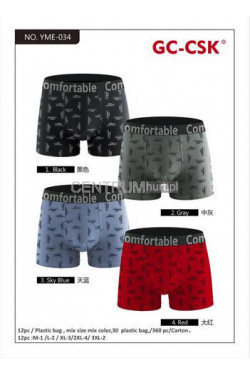 Bokserki męskie (L-3XL) YME-034
