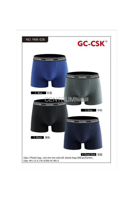 Bokserki męskie (L-3XL) YME-067