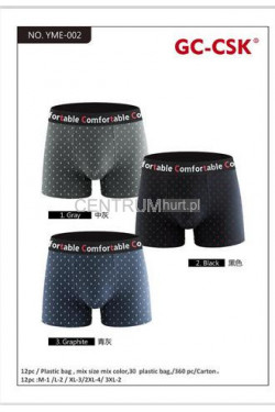 Bokserki męskie (L-3XL) YME-002