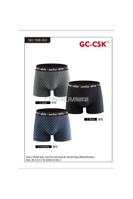Bokserki męskie (L-3XL) YME-047