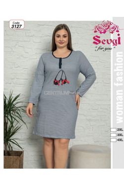Koszula nocna damska (2XL-4XL) 3127
