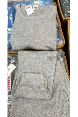 KOMPLET AMERICAN PRĄŻEK (M-2XL) POPIEL C3607