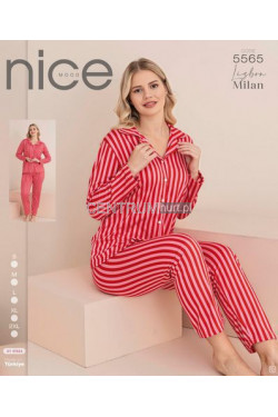 Piżama welur turecka (S-2XL) 5565