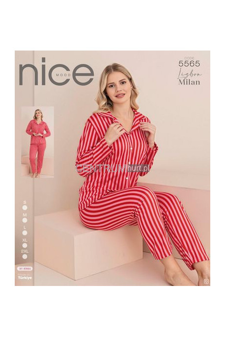 Piżama welur turecka (S-2XL) 5589