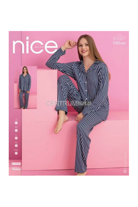 Piżama welur turecka (S-2XL) 5564