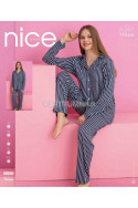 Piżama welur turecka (S-2XL) 5564