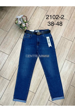 Jeansy damskie (38-48) 2102-2