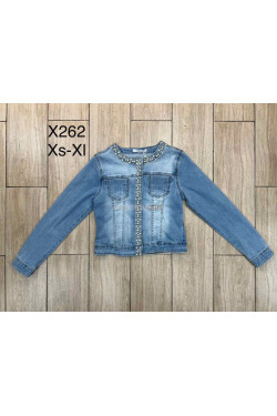Kurtka jeansowa damska (XS-XL) X262
