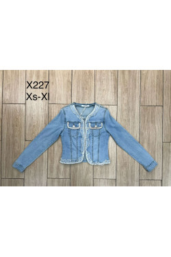 Kurtka jeansowa damska (XS-XL) X227