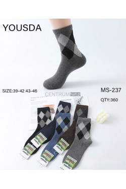 Skarpety męskie angora ocieplane (39-46) MS-237
