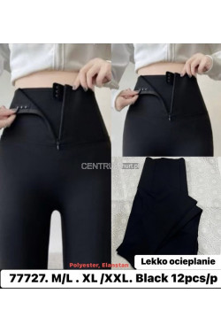Leginsy damskie lekko ocieplane (M-2XL) 77727