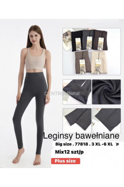 Leginsy damskie ocieplane (3XL-6XL) 77818