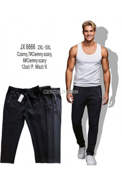 Spodnie dresowe męskie (2XL-5XL) JX6666