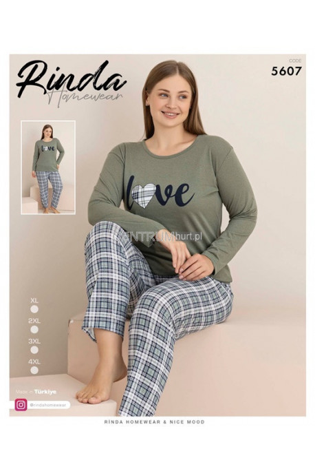 Piżama damska Turecka (XL-4XL) 1