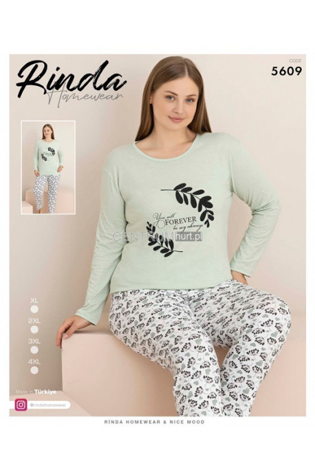 Piżama damska Turecka (XL-4XL) 1